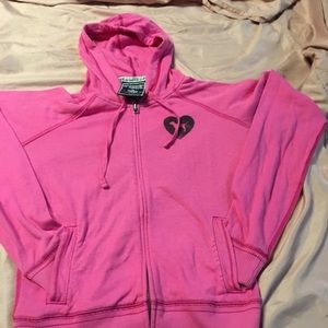Pink hoodie